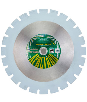 Круг алмазный сегментный по асфальту, бетону 1A1RSS/C1 (400х3,2х25,4/20) Кристалл 14401