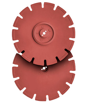 Комплект кругов алмазных сегментных по армированному бетону Cut-n-Break 230х3 мм (высота алмазного слоя - 8 мм) Кристалл 11233