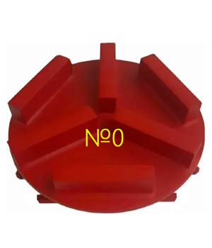 Фреза алмазная Кристалл №0 для мозаично-шлифовальных машин СО, 6 сегментов 31110