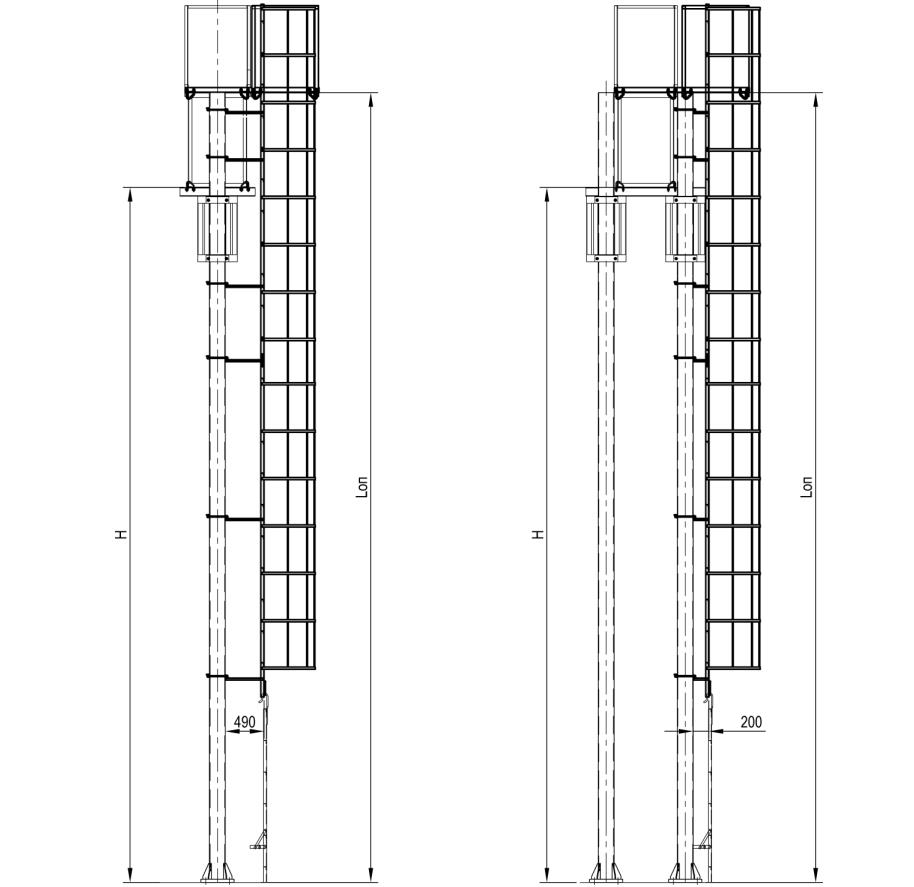 Лестницы с ограждением